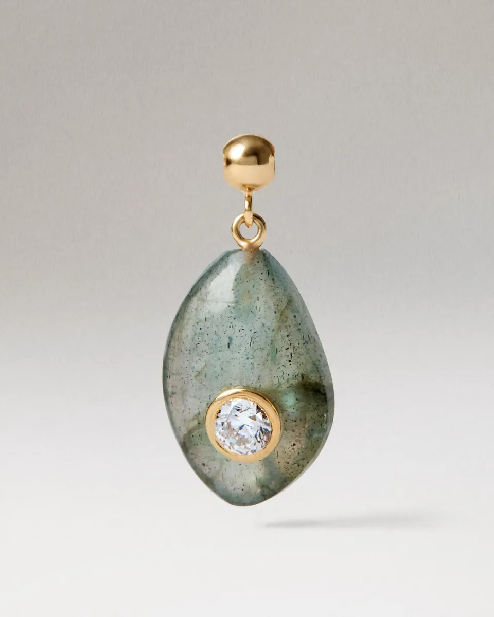 PDPAOLA Protection charm labradorite doré