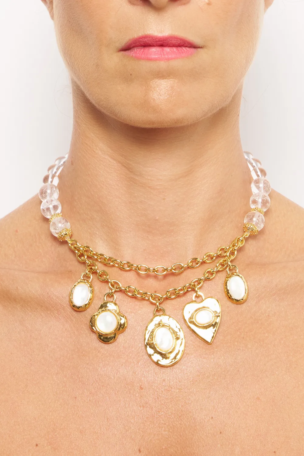 Philippe Ferrandis New Gems collier Charms fantaisie breloques