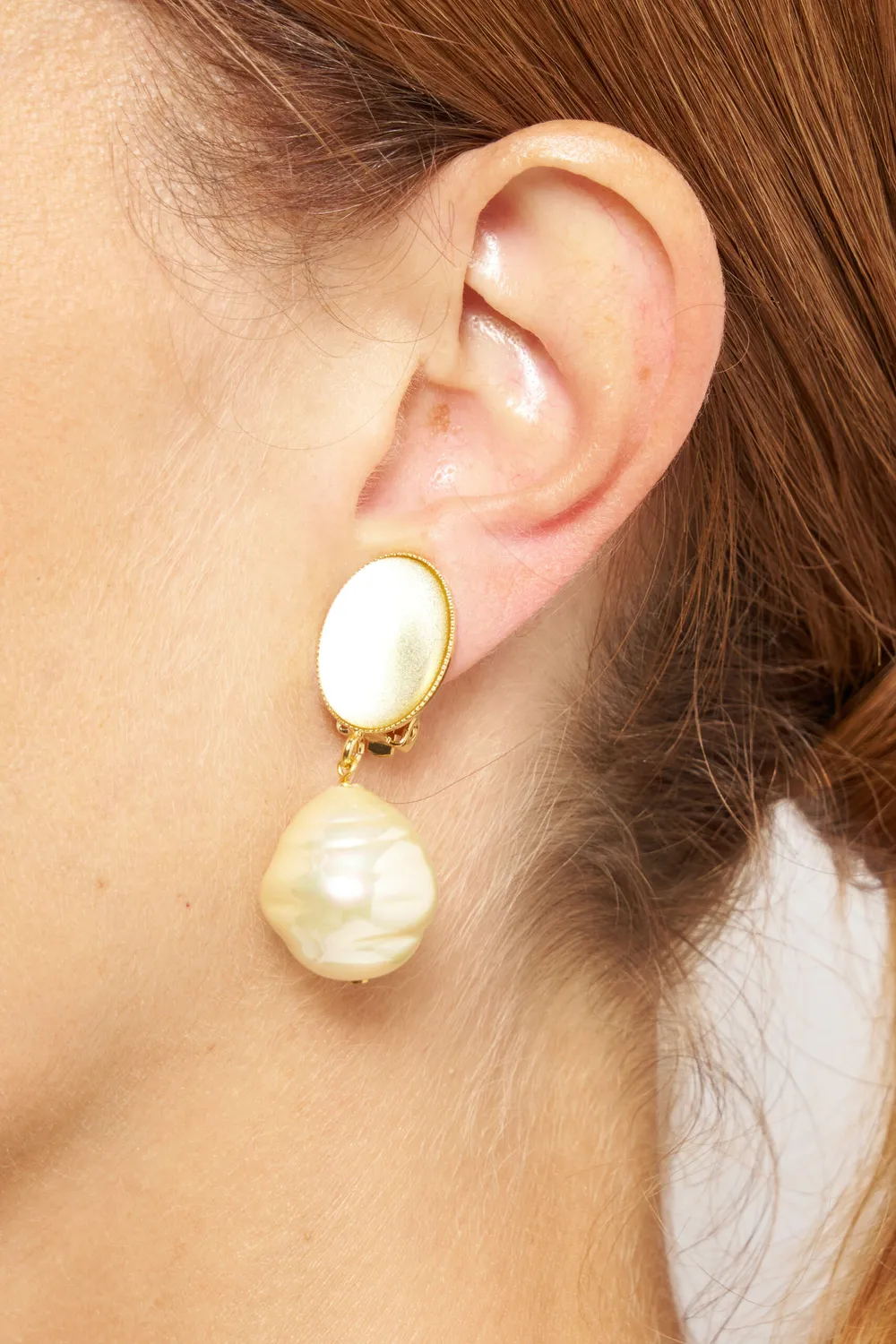 Philippe Ferrandis Corfou boucles clips médaillon