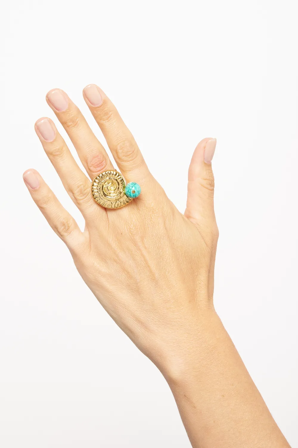 Philippe Ferrandis Minorca bague ajustable créateur doré