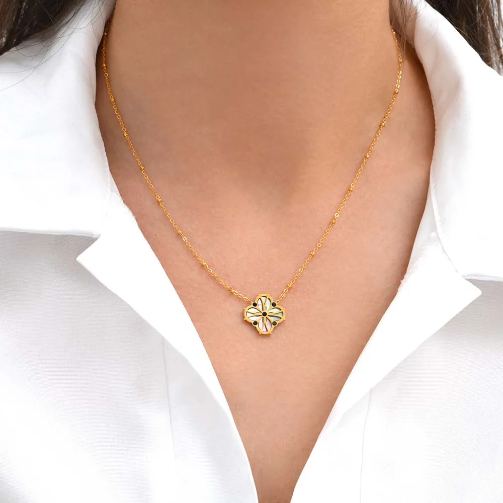 Nao de Paris Fleur Nouvelle coffret trio nacre grise