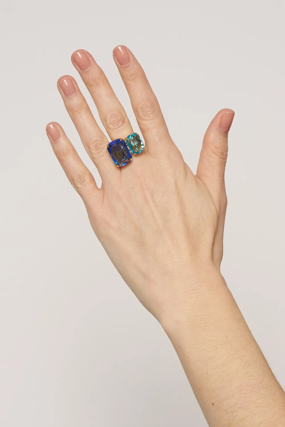 Philippe Ferrandis Baléares bague ajustable 2-tons petite
