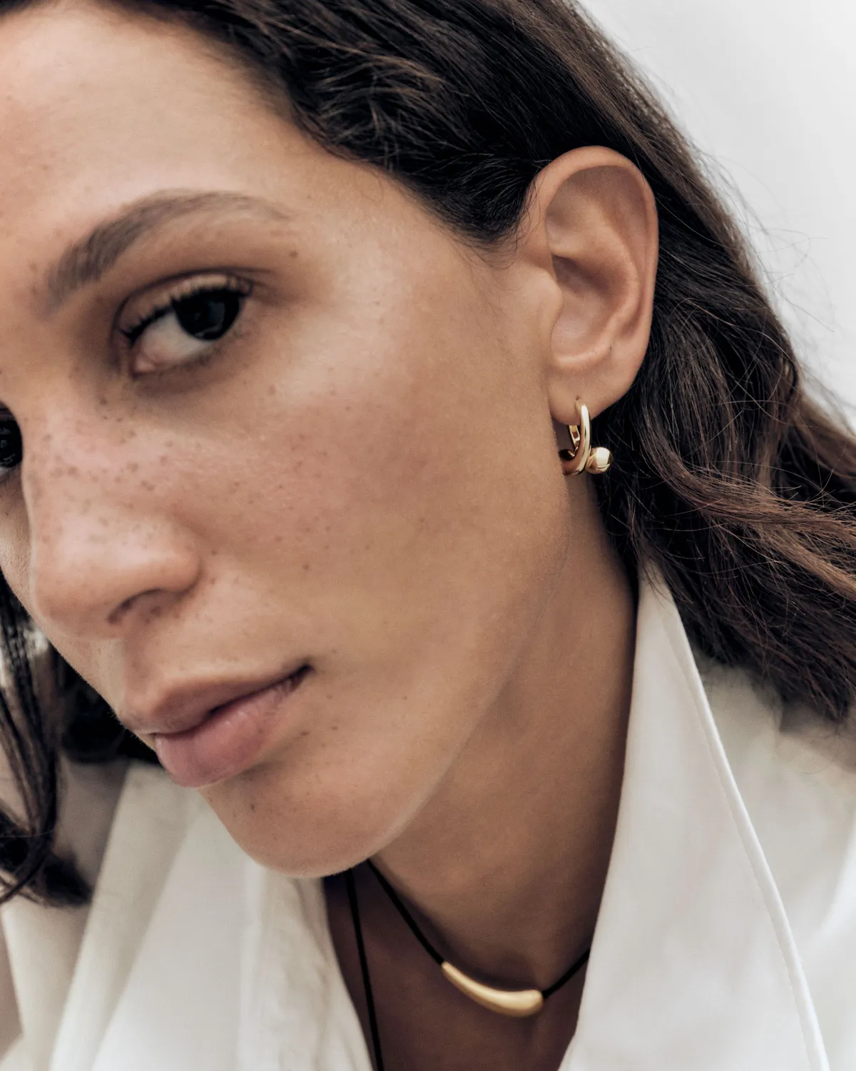 PDPAOLA Loop Hoops créoles dorées 12 mm épaisses
