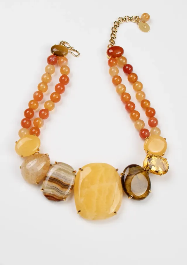 Philippe Ferrandis pièce unique Eye of the tiger collier