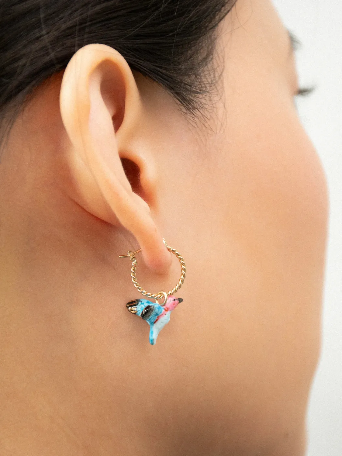 Nach Cosmic mini créole colibri boucle unité 2,8 cm