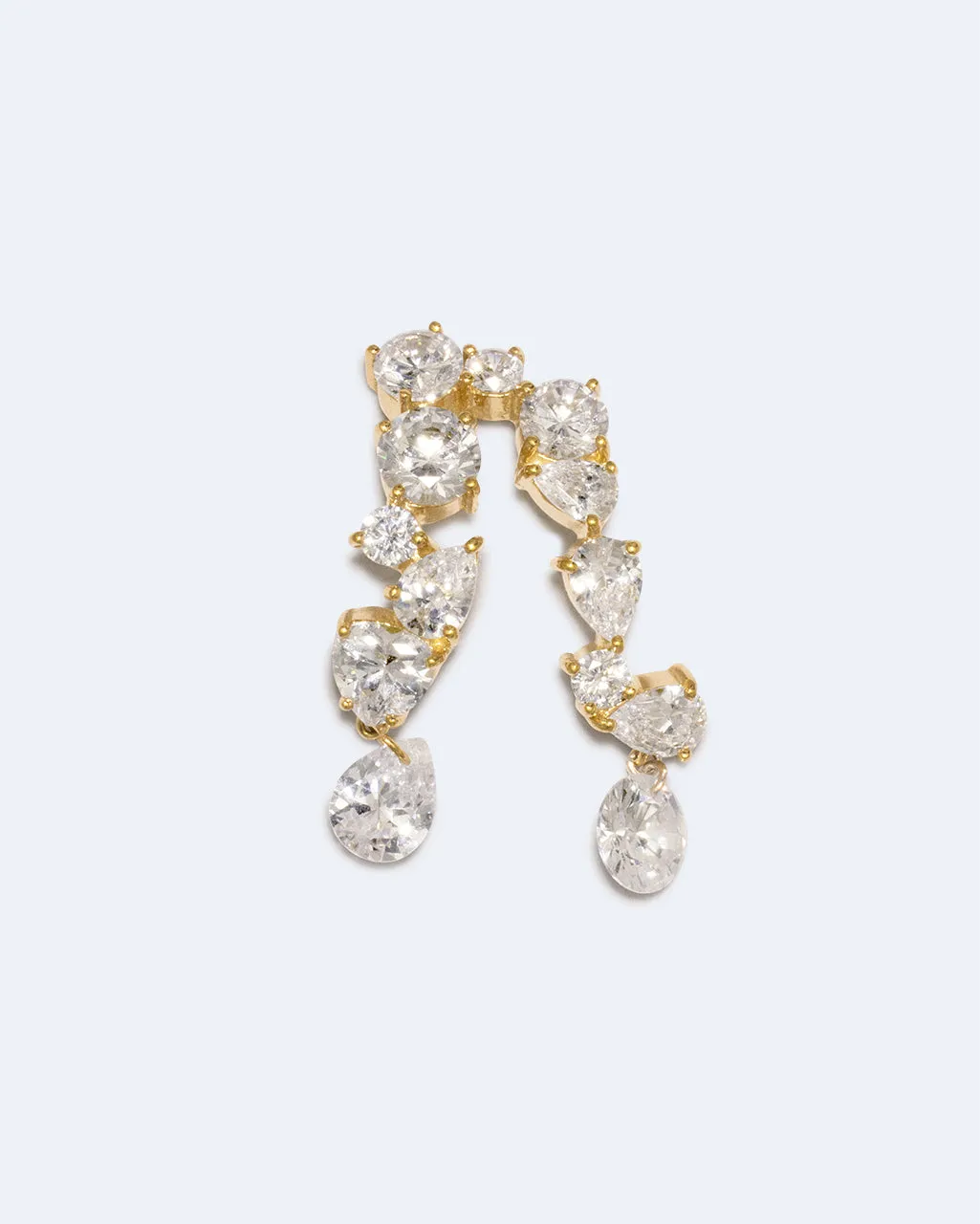 Completedworks Pelican Ear Cuff zirconia vermeil