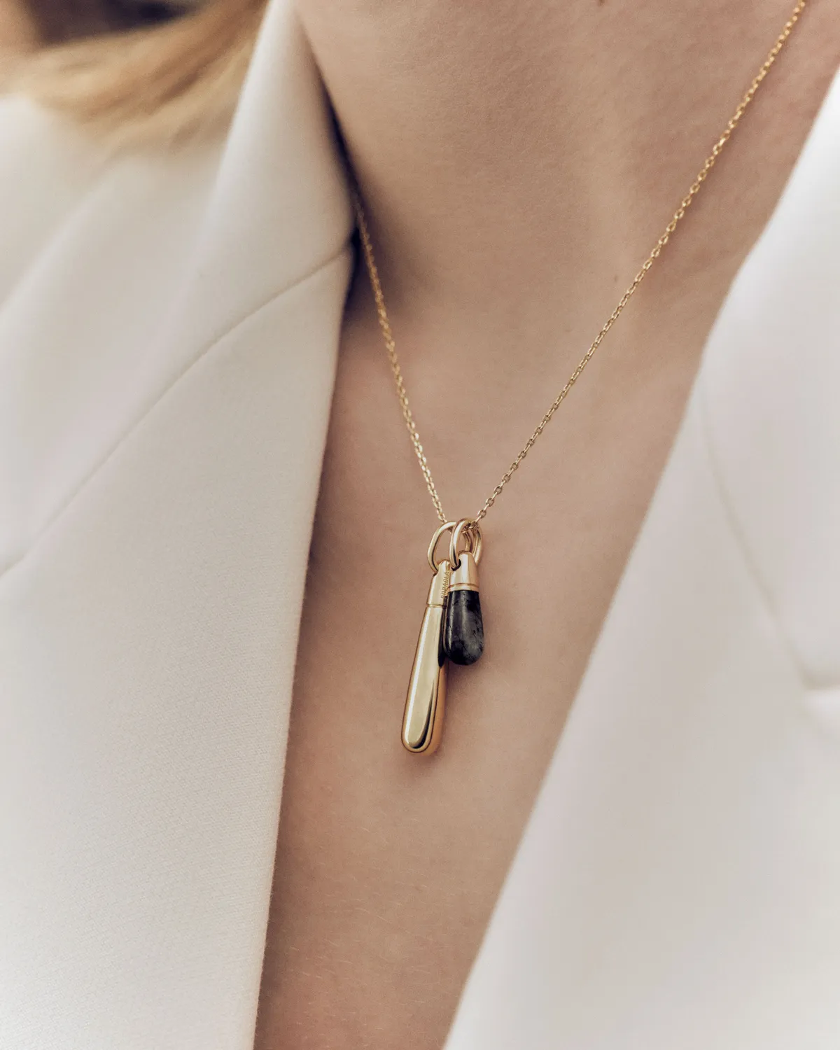 PDPAOLA Labradorite Drop pendentif goutte 22 mm