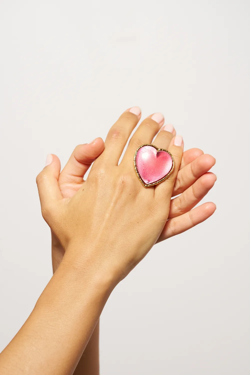 Philippe Ferrandis Break My Heart bague grand cœur réglable