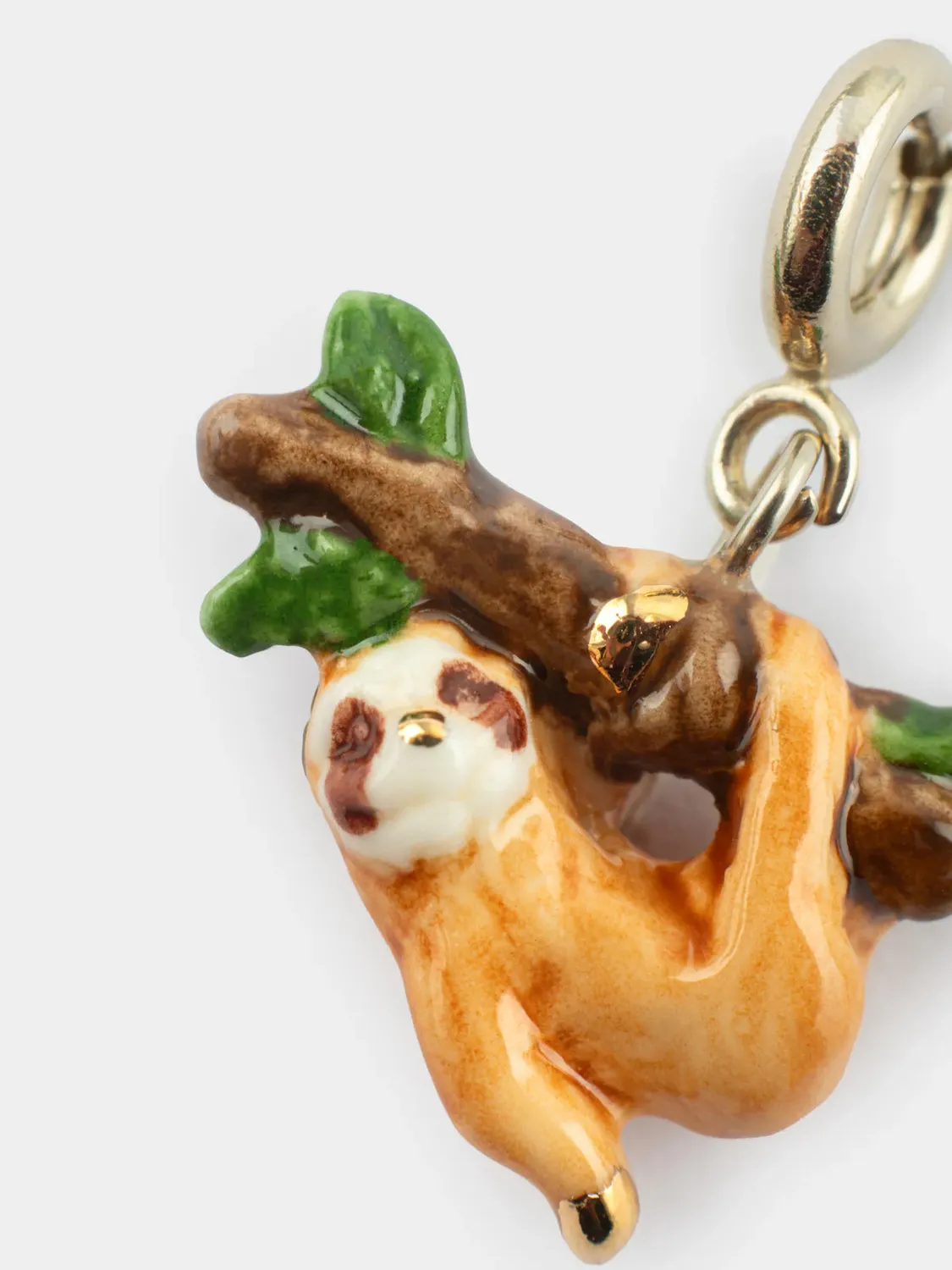 Nach Bijoux Paresseux charms porcelaine mix & match