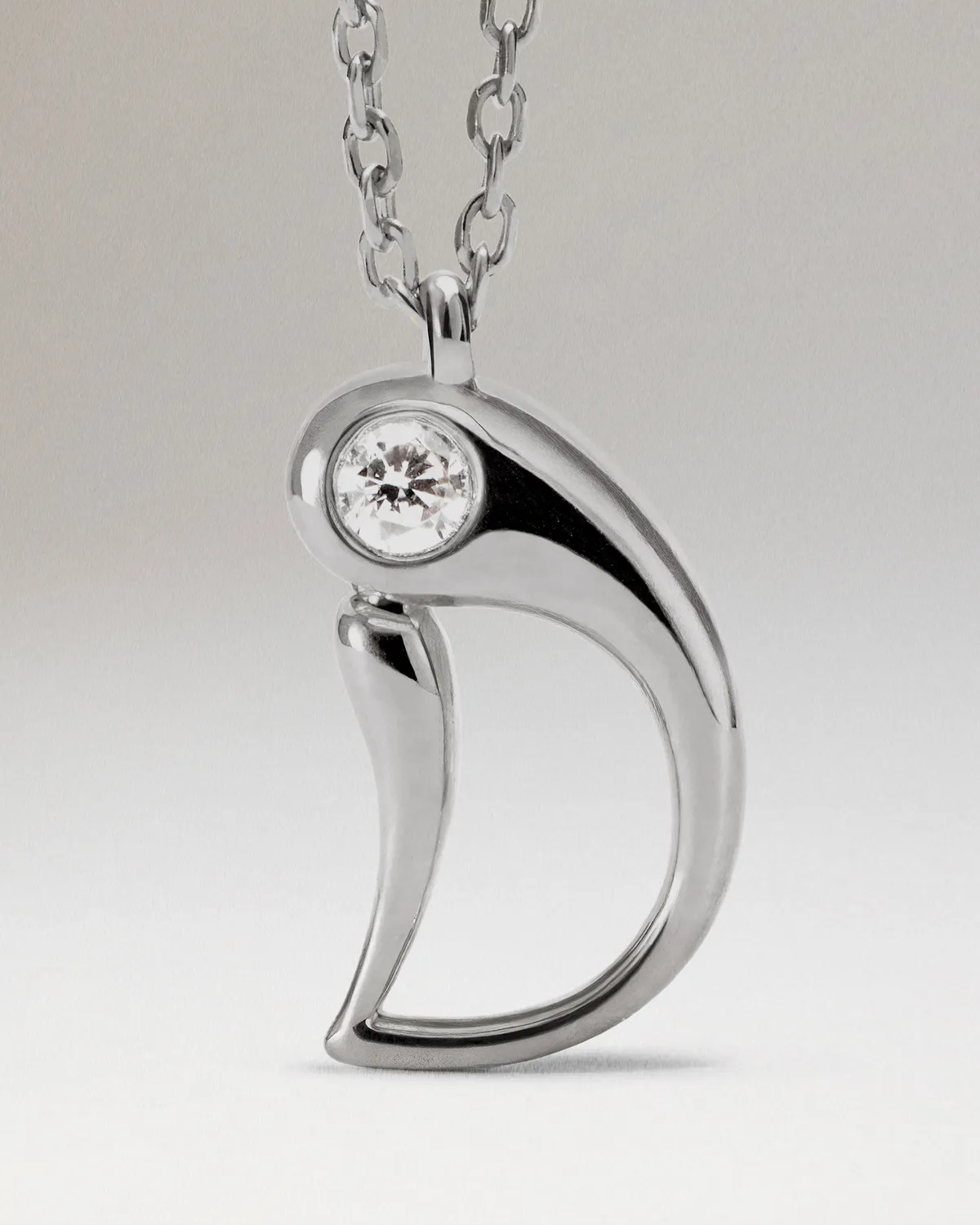 PDPAOLA Initial D collier argent 40-50 cm