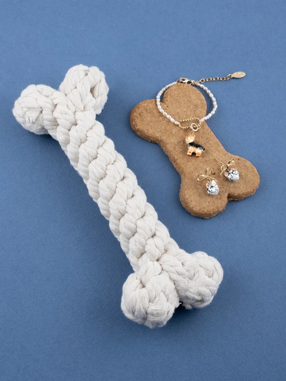 Nach Bijoux chien Yorkshire charm's porcelaine 2,7 cm