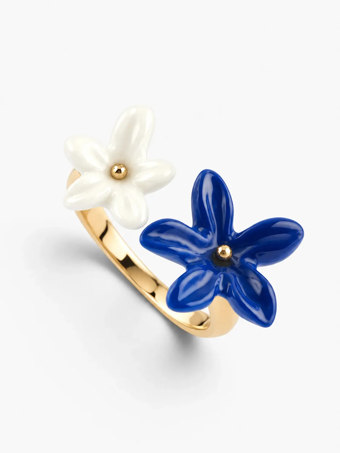 Nach Bijoux FaceToFace jasmin bague ajustable