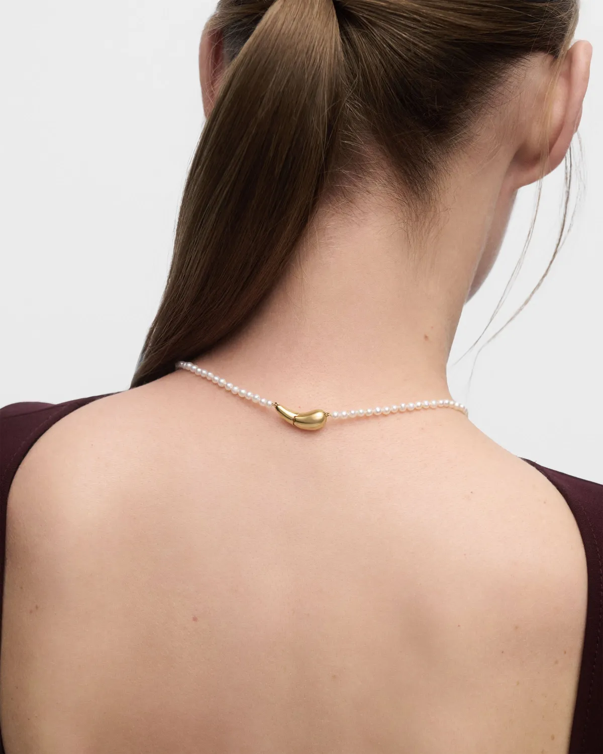 PDPAOLA La Perla Essential collier perle taille M