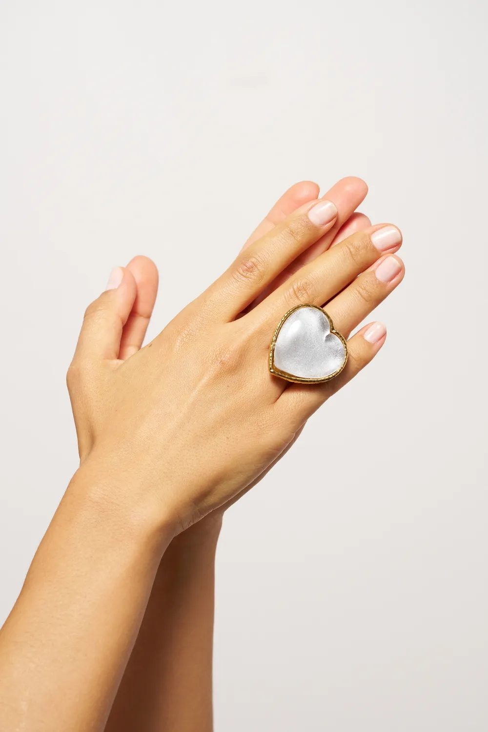 Philippe Ferrandis Break My Heart bague grand cœur réglable