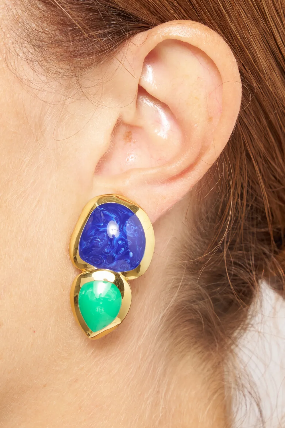 Philippe Ferrandis Riviera boucles clips oreilles