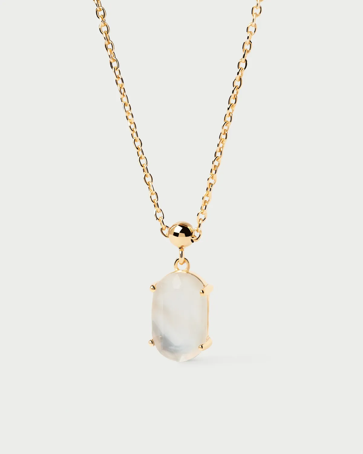 PDPAOLA Intuition Charm breloque nacre blanche