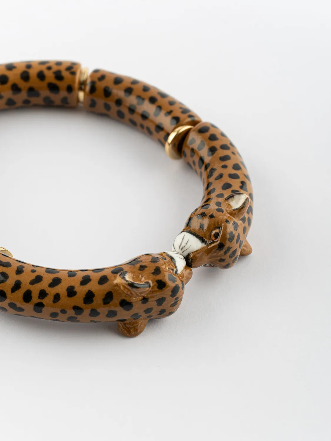 Nach Premier amour bisou guépard bracelet ajustable