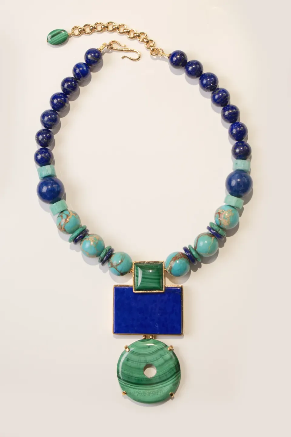 Philippe Ferrandis Geometry collier pièce unique lapis