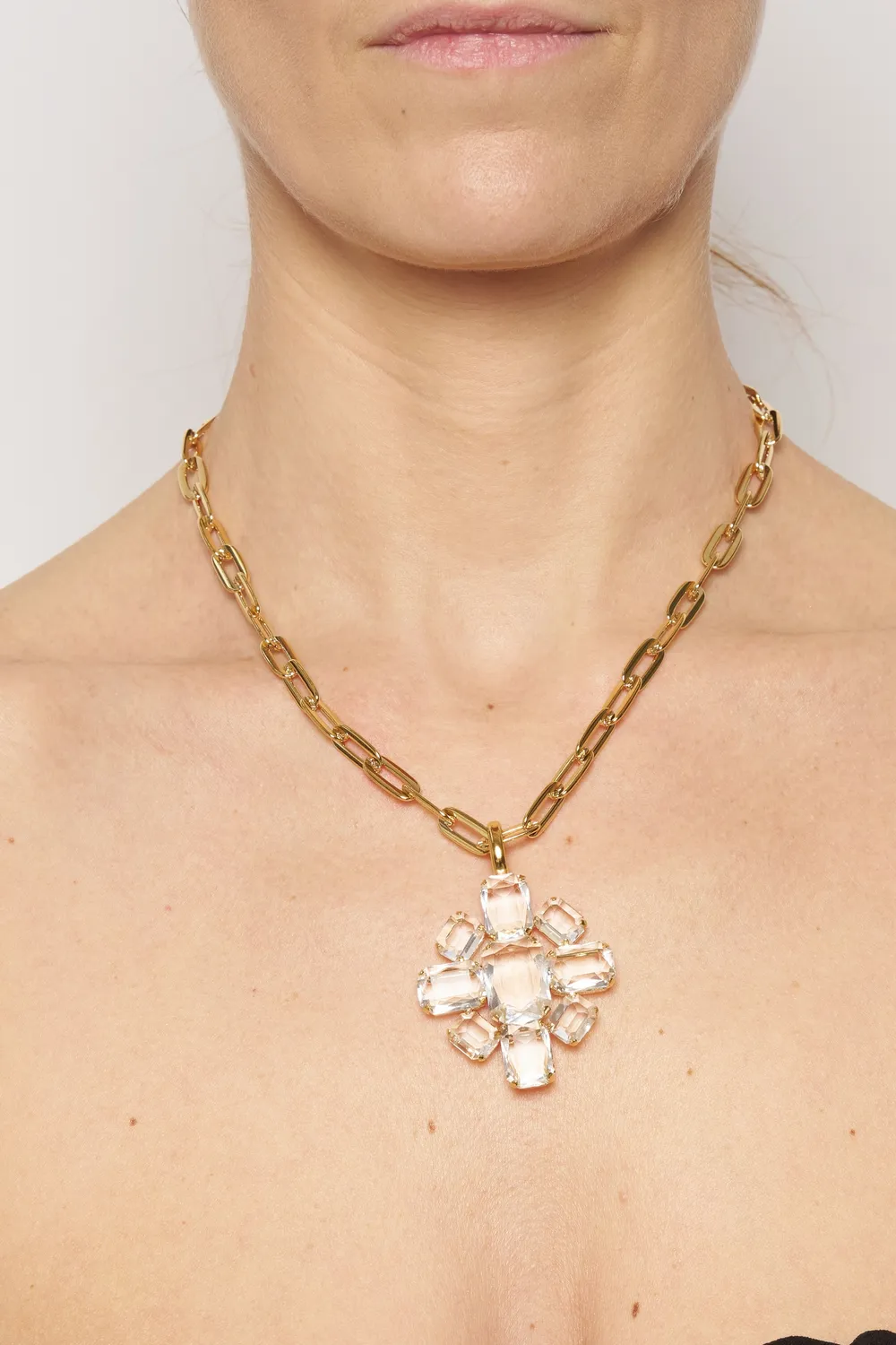 Philippe Ferrandis Baléares collier médaillon doré