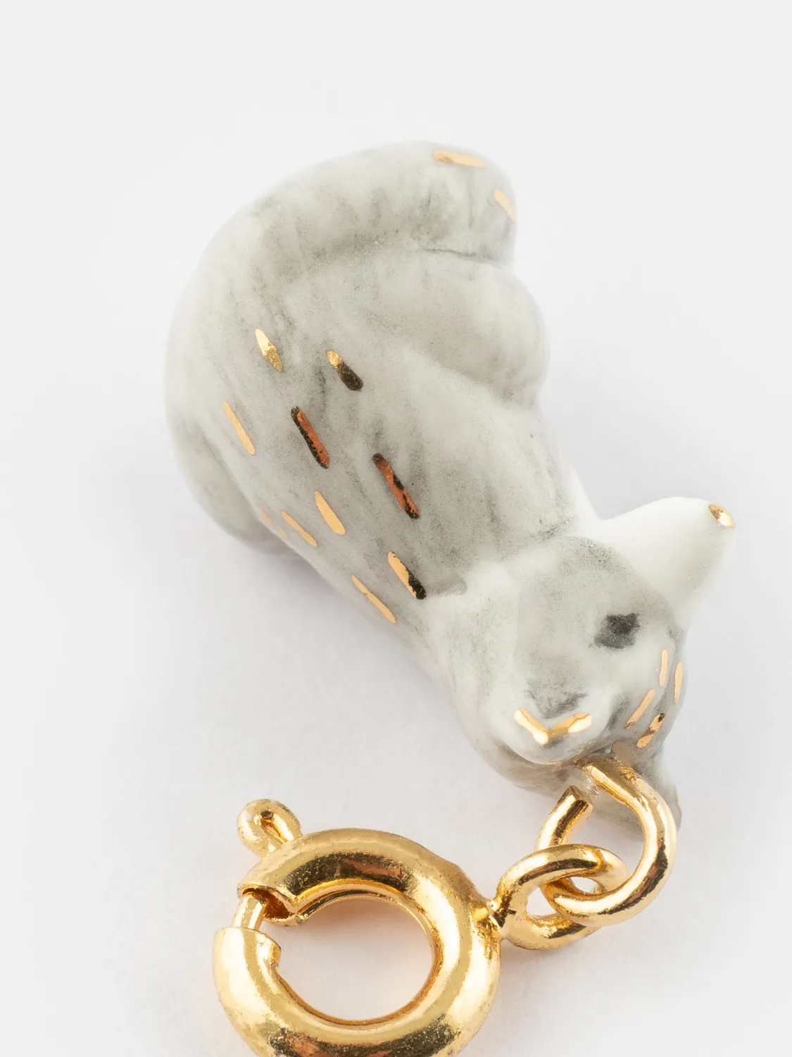 Nach Bijoux Charm's Renard Polaire breloque arctique