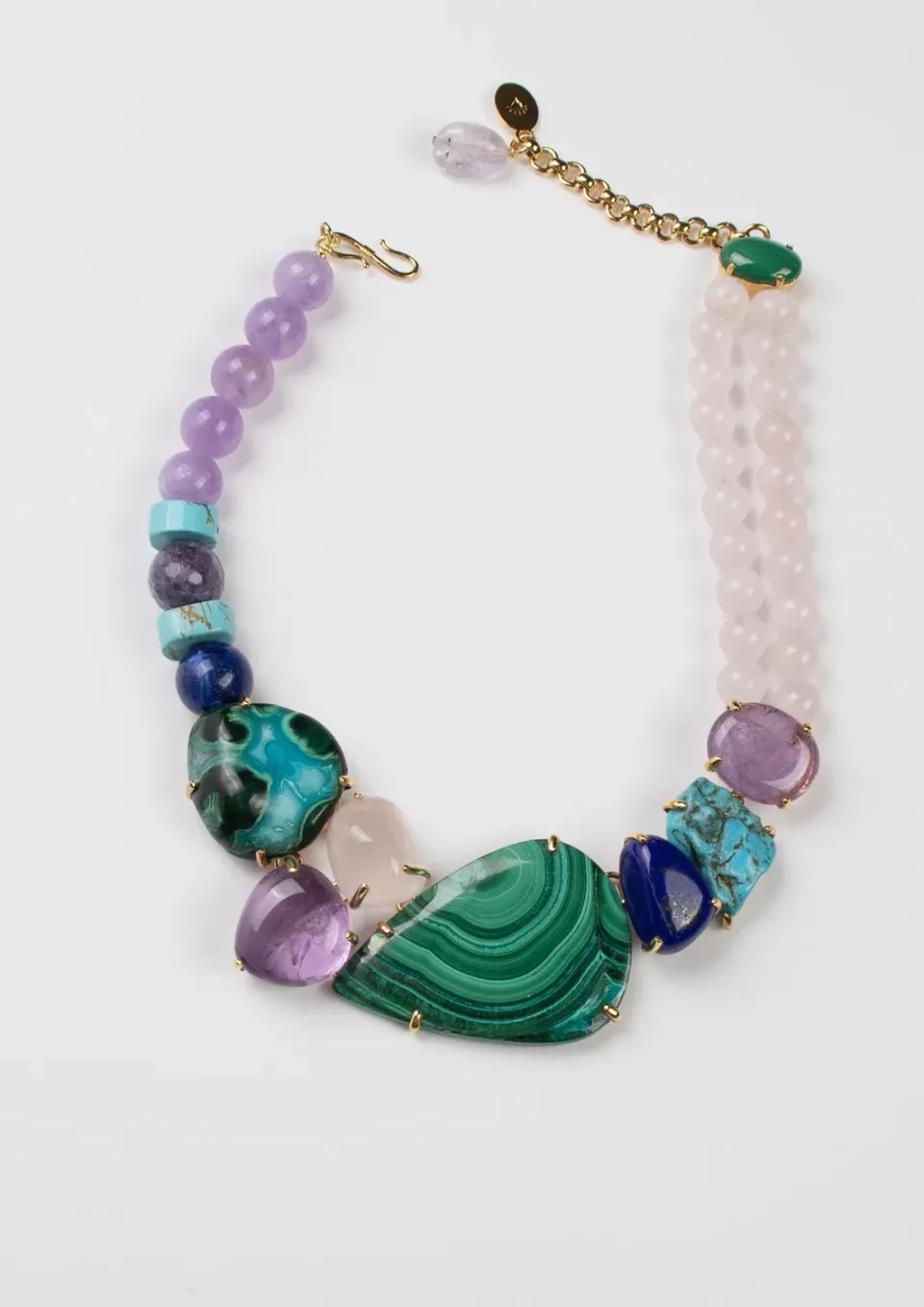 Philippe Ferrandis Pièces Uniques collier malachite unique