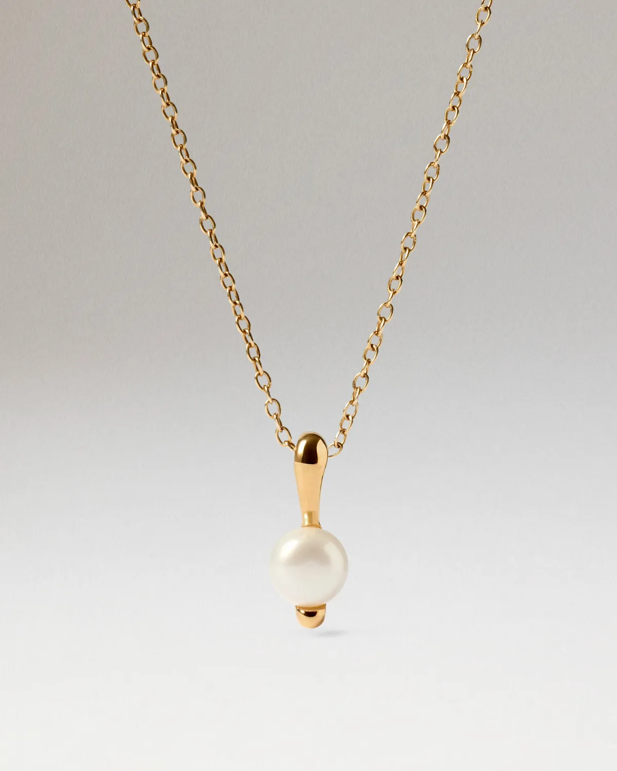 PDPAOLA Perla Essential pendentif perle d’eau douce plaqué or