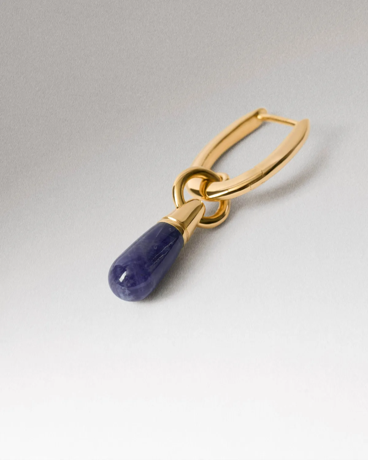 PDPAOLA Jupiter mono boucle sodalite 33 mm dorée