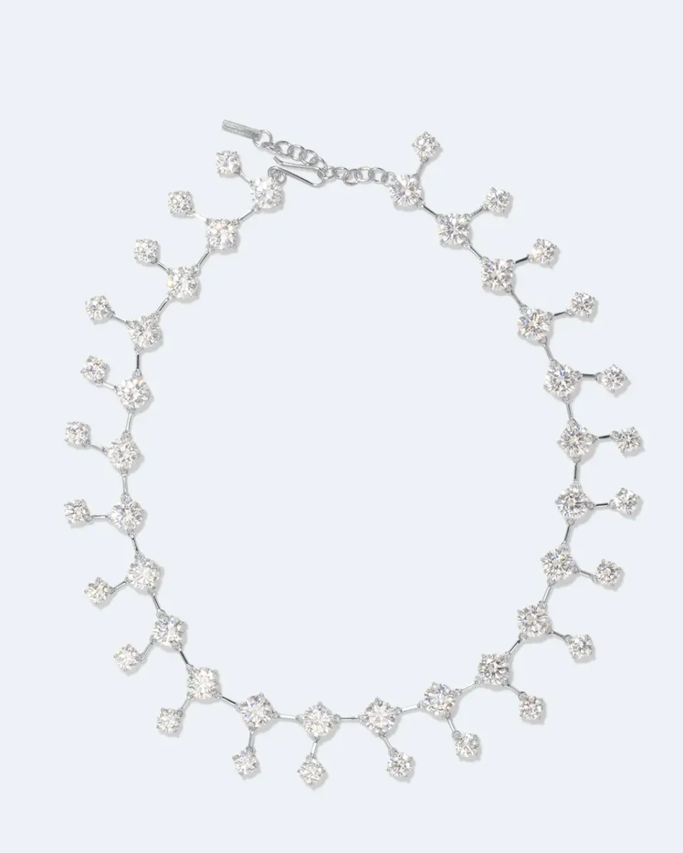 Completedworks Memory Lane collier argent zirconia