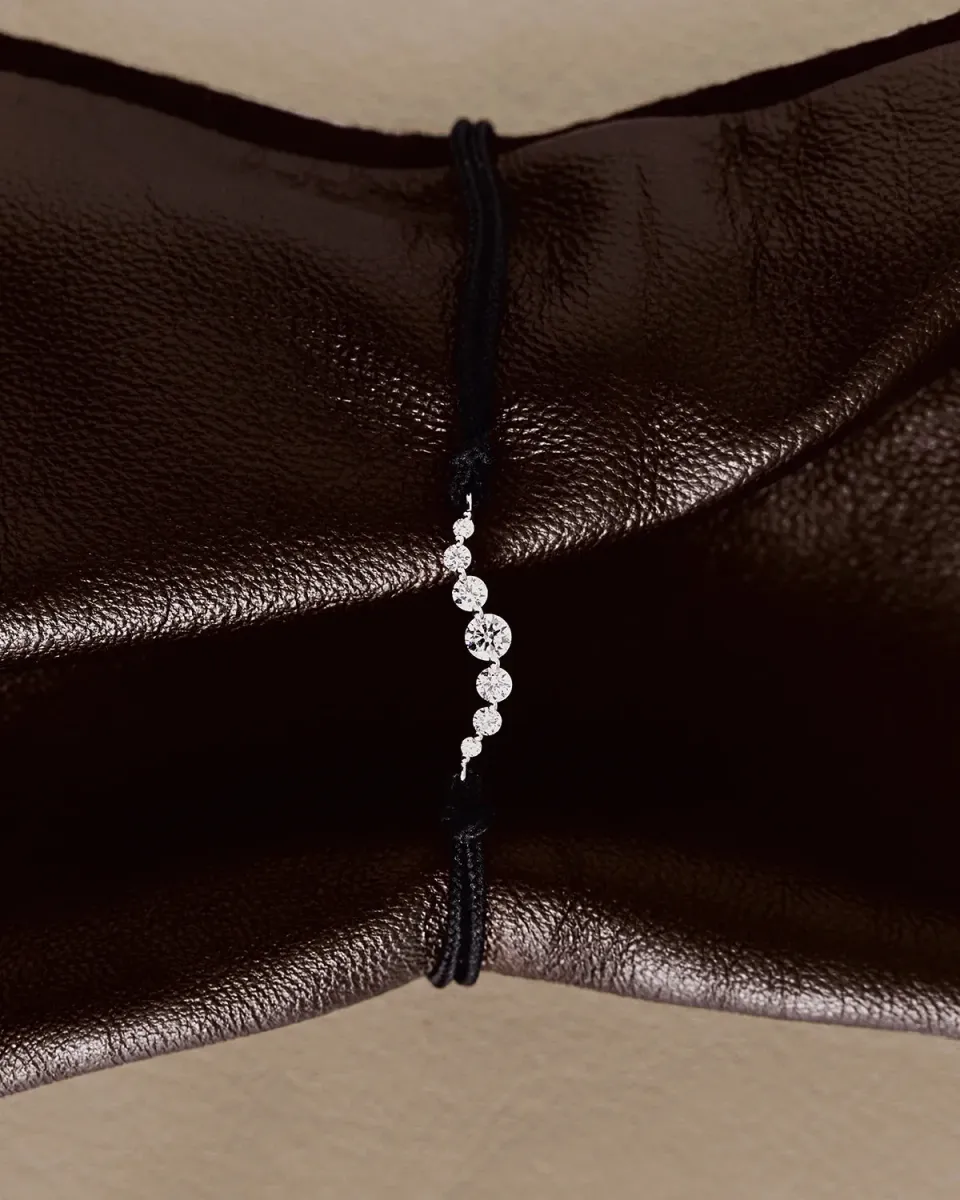 PDPAOLA Grid Venus bracelet cordon diamant