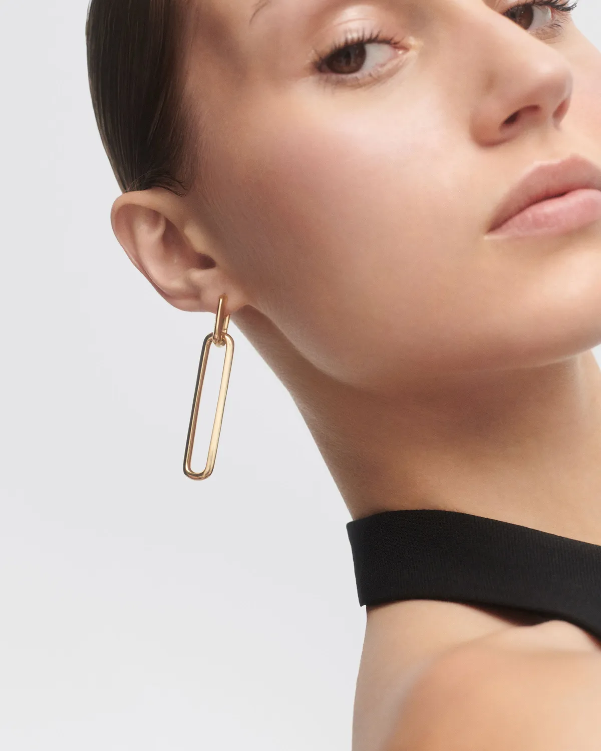 PDPAOLA Rodeo boucles pendantes dorées 60 mm
