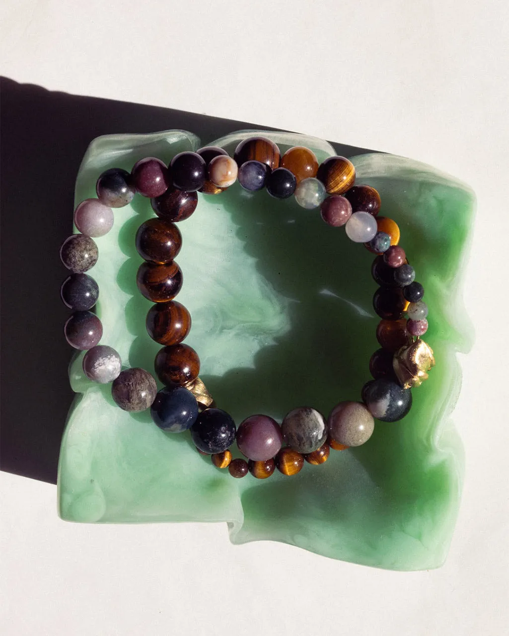 Completedworks Tidelands bracelet jaspe vermeil or