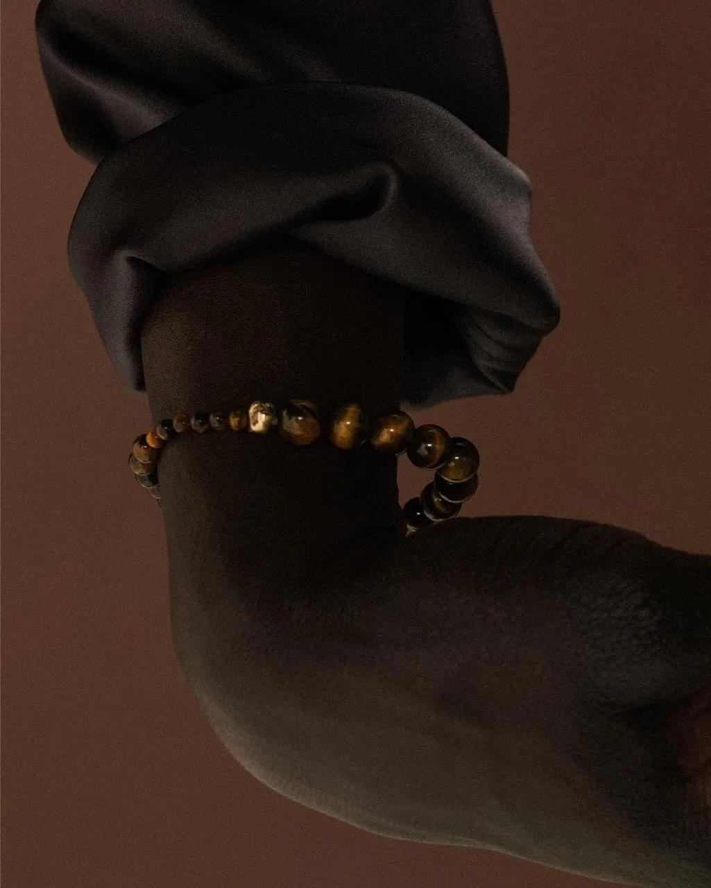 Completedworks Tidelands bracelet oeil de tigre doré