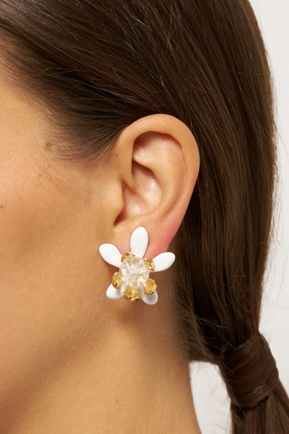 Philippe Ferrandis Neroli Bigarade boucles clips blanc