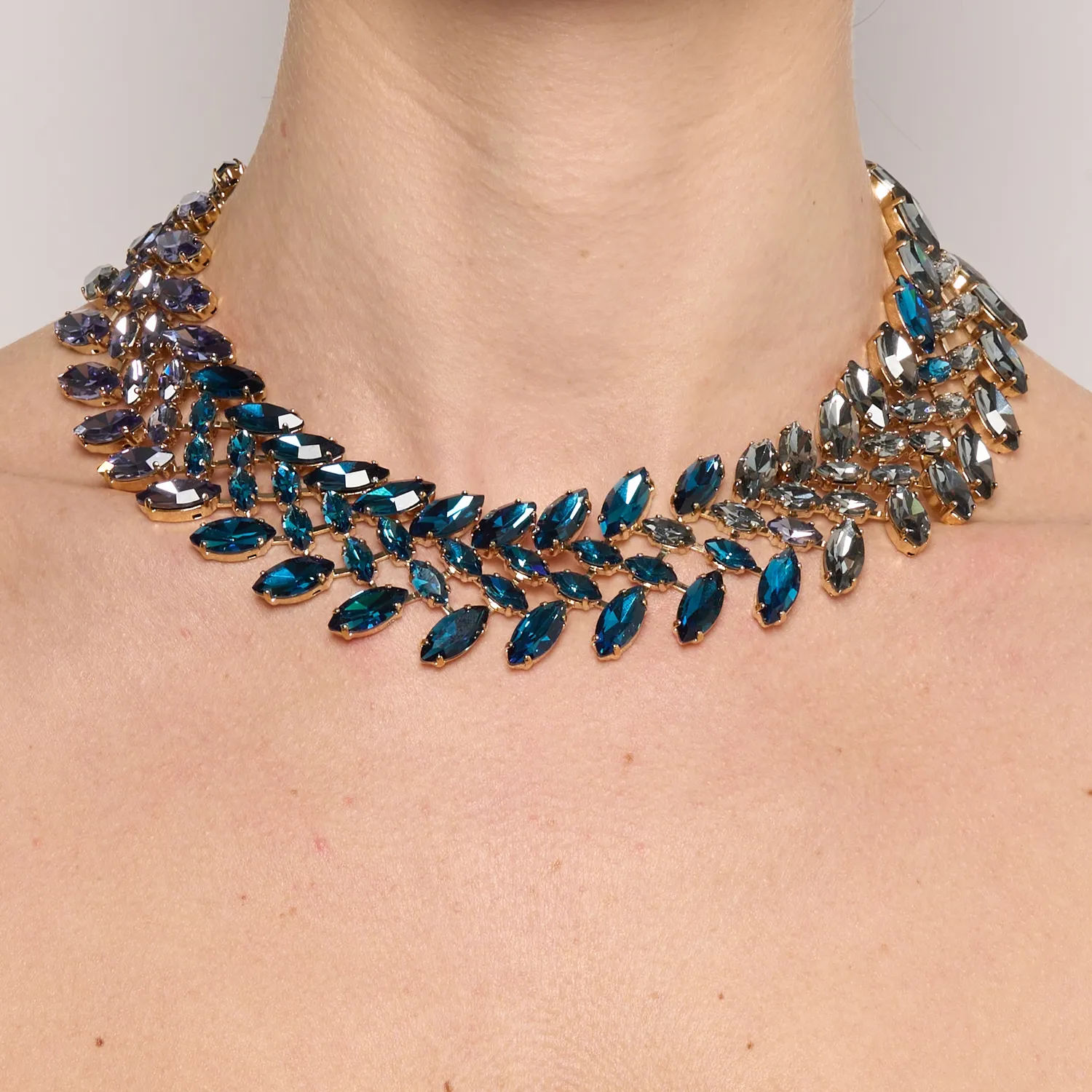 Philippe Ferrandis Paris by Night collier bleu cristal