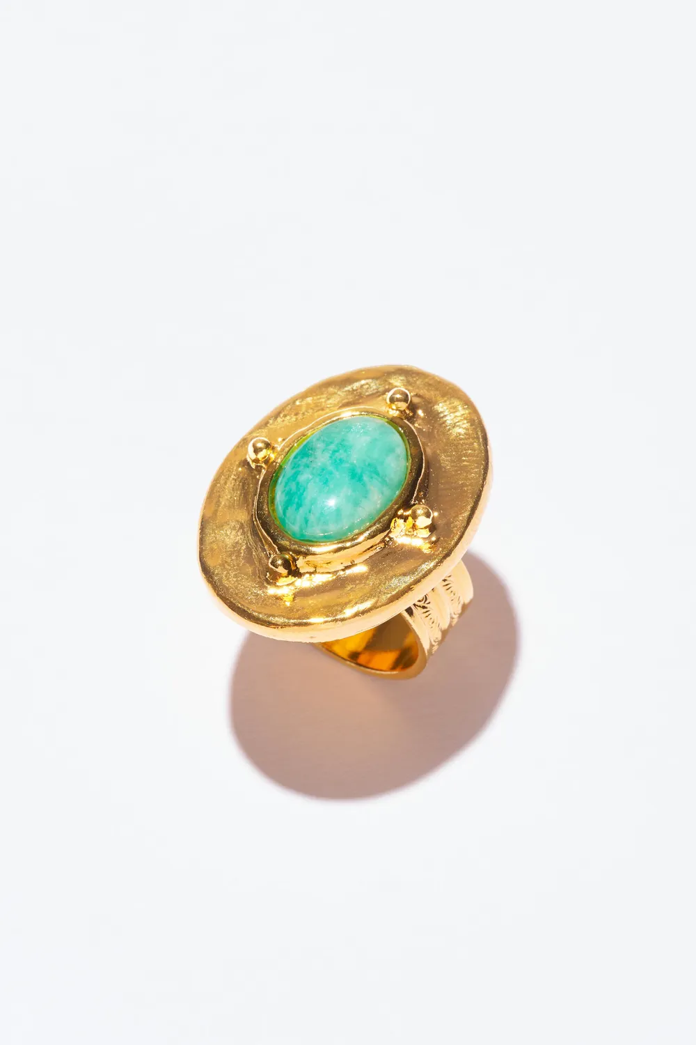 Philippe Ferrandis New Gems bague ajustable dorée cristal