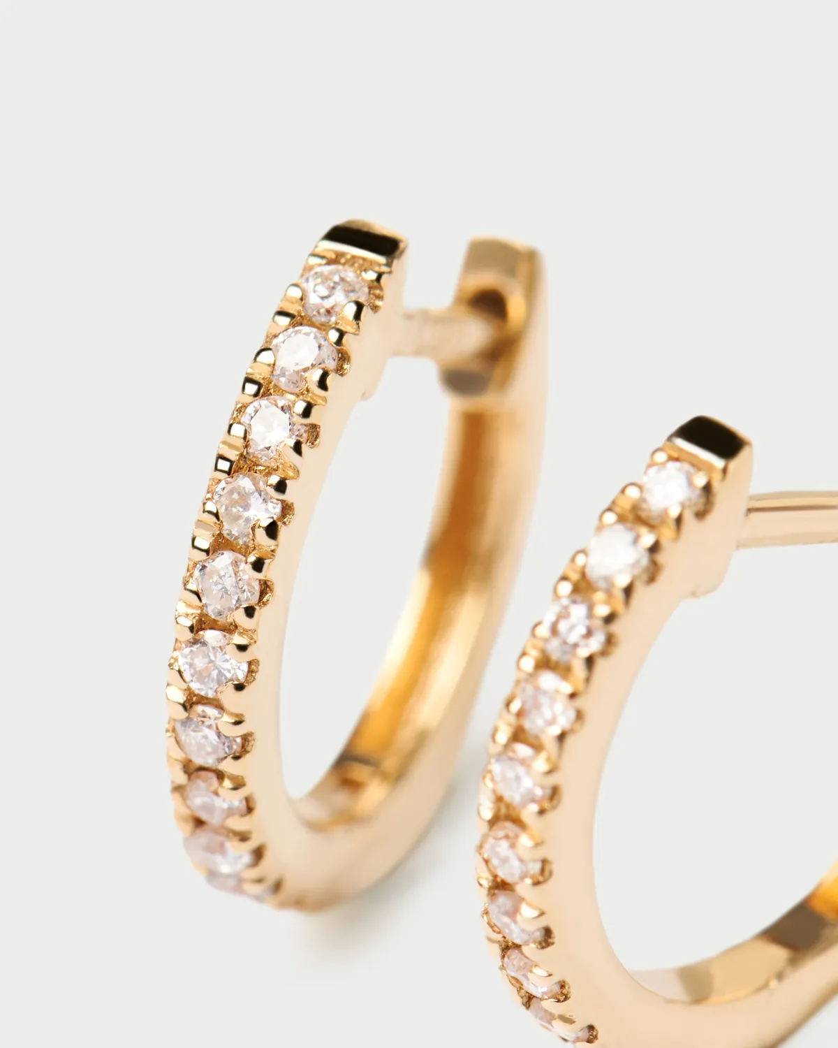 PDPAOLA Eternity Mini créoles or 18 carats diamants