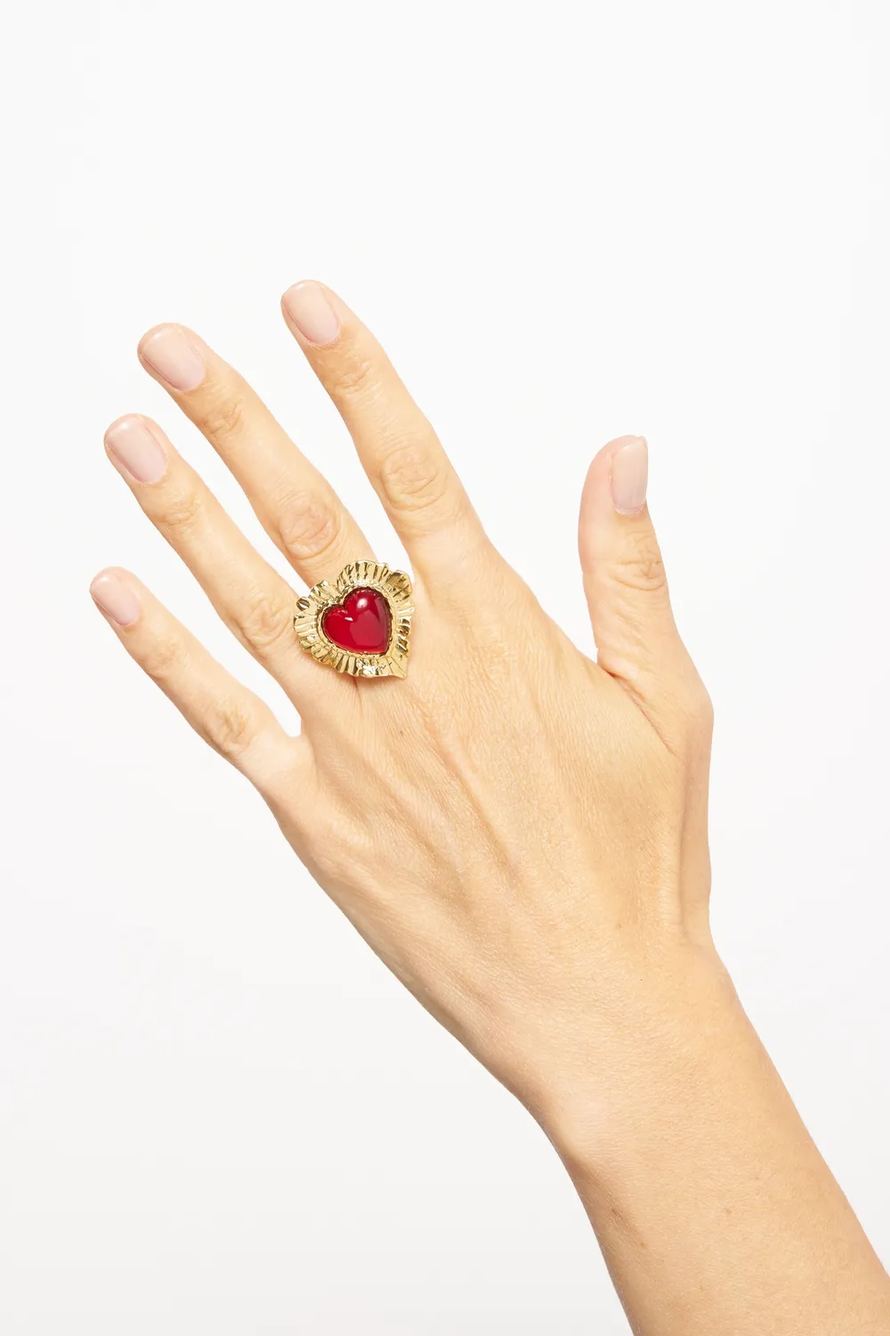Philippe Ferrandis Break My Heart bague petit cœur ajustable