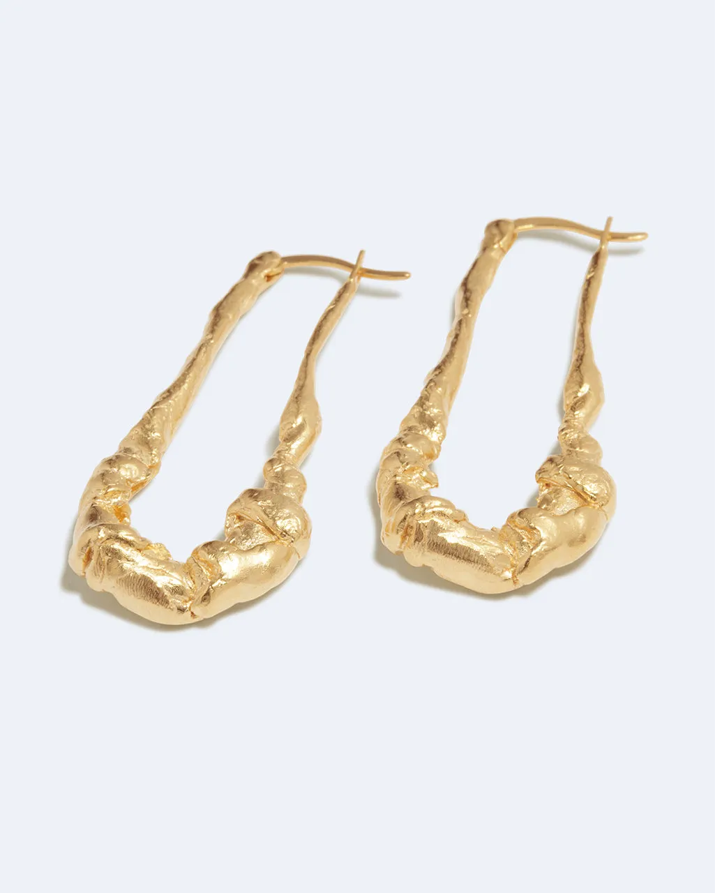 Completedworks Dripstone boucles d'oreilles plaqué or