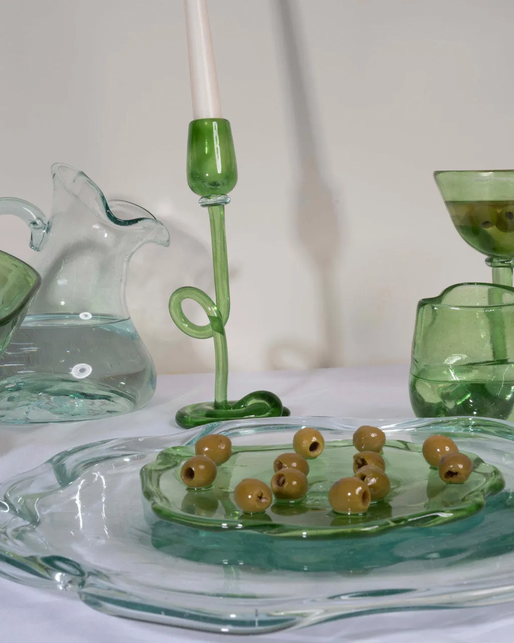 Completedworks Pond Small assiette verre vert