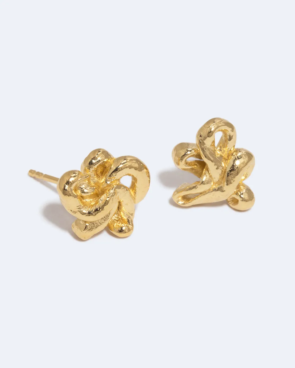 Completedworks Swirls boucles d'oreilles vermeil or