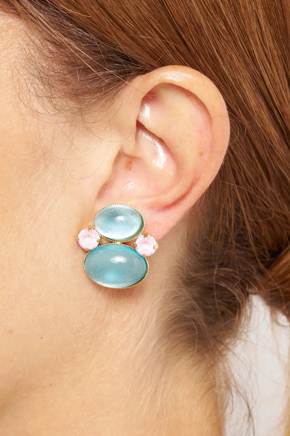 Philippe Ferrandis Sorbet petites boucles clips