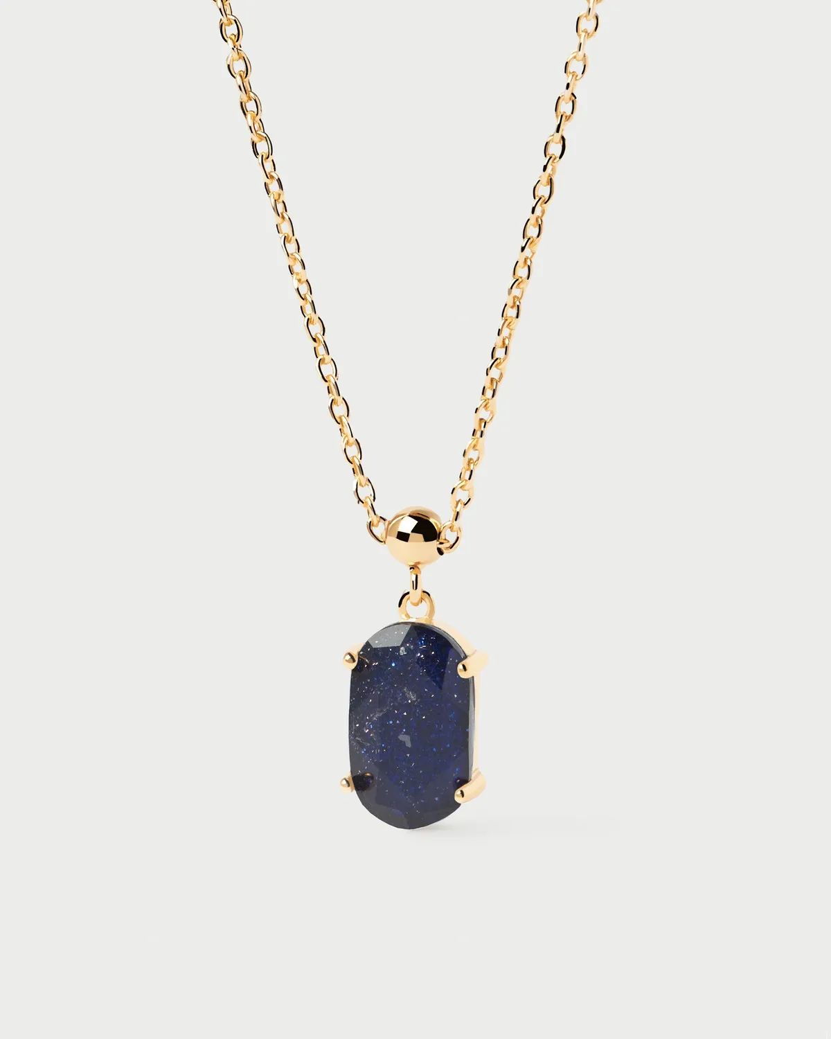 PDPAOLA Luck Charm breloque pierre bleue sandstone