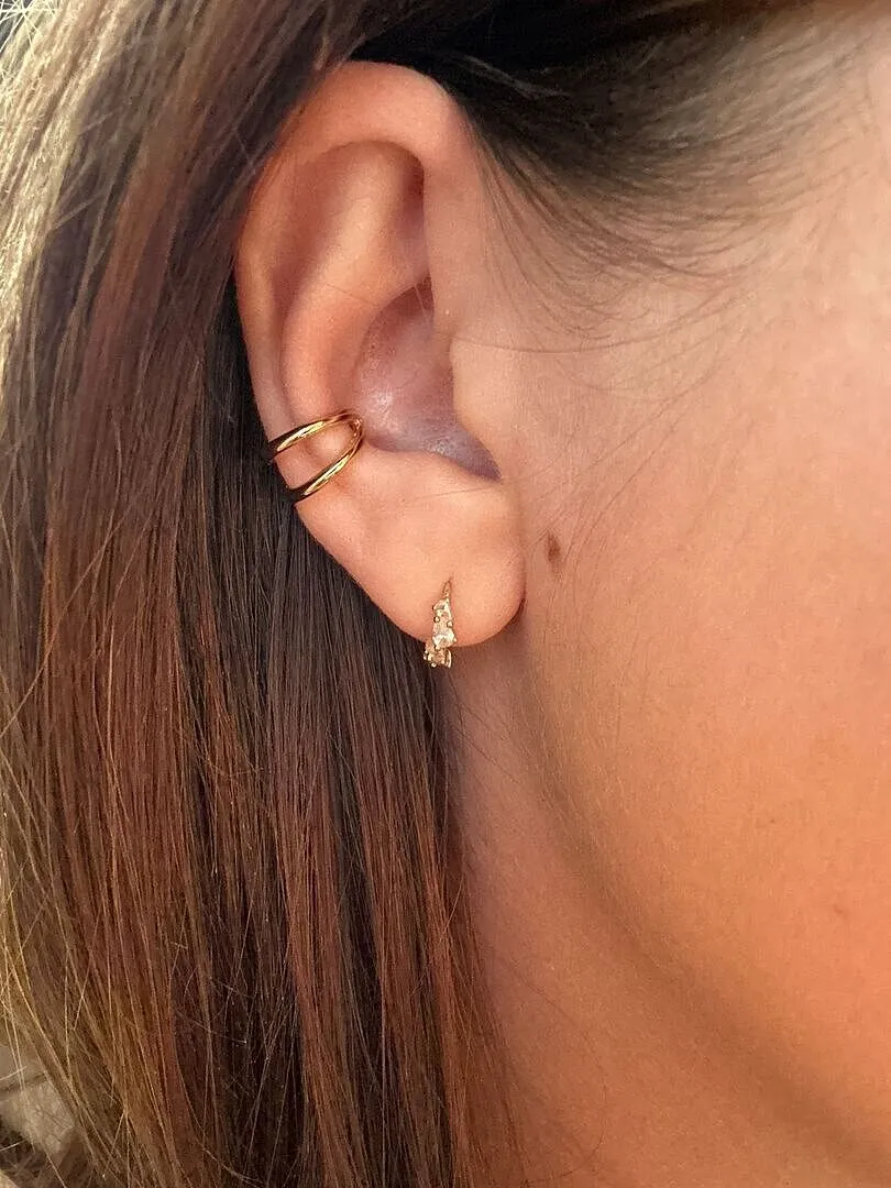 Astrid & Miyu Illusion Essential ear cuff doré sans perçage