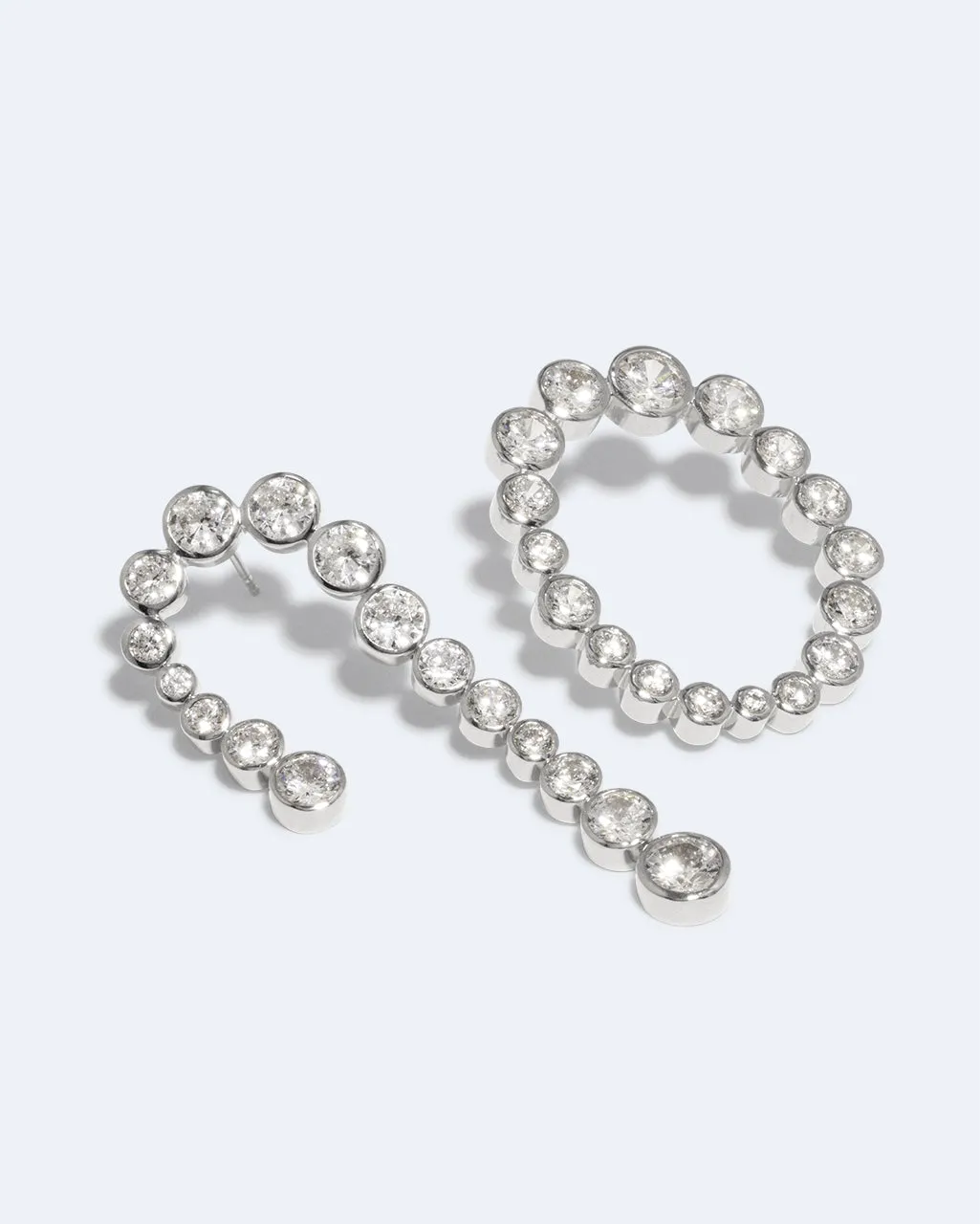 Completedworks Glade boucles zirconia argentées
