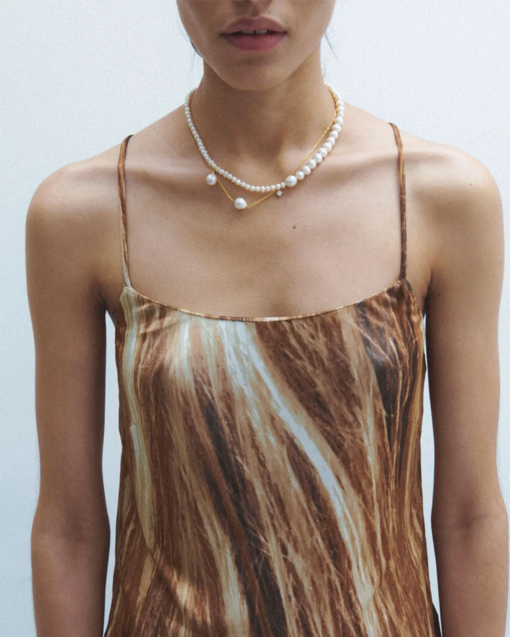 Completedworks Casting Light collier perle vermeil ras-du-cou