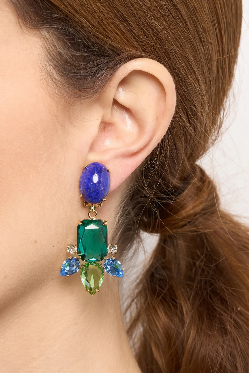 Philippe Ferrandis Castiglione boucles clips dorées