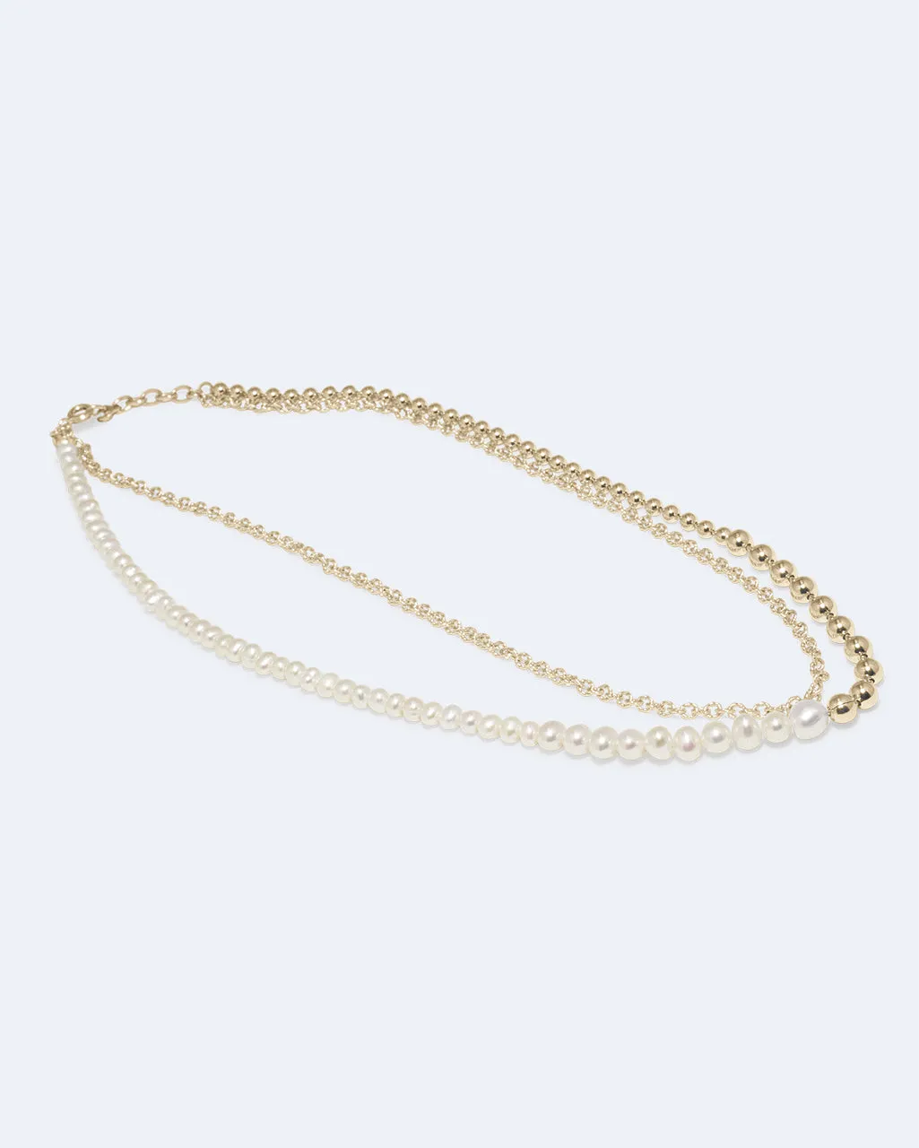 Completedworks Forgotten Seas collier perle plaqué or